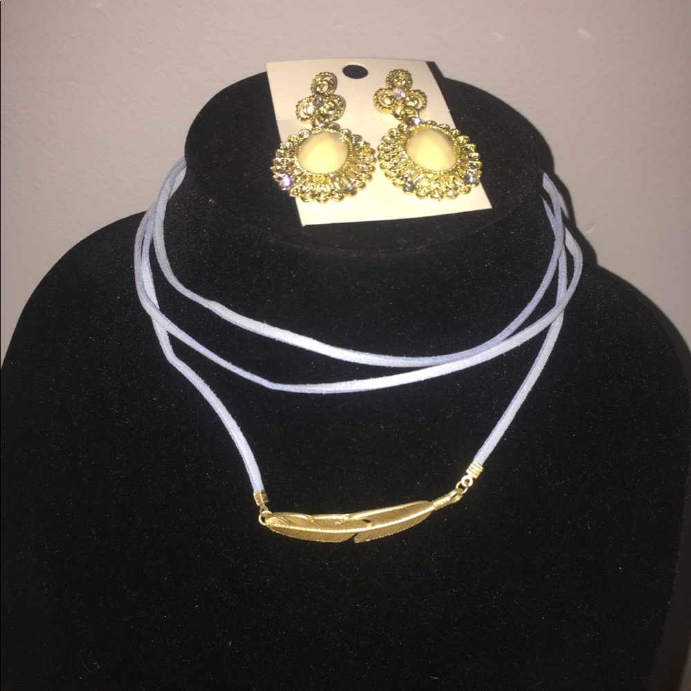 New necklace & earrings set